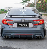 Honda Accord 10th 10.5th Gen 2018-2022 with Aftermarket Parts - Rear Bumper PP from Yofer USA